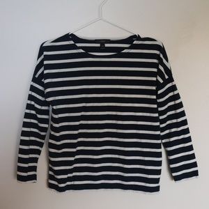 J. Crew Striped Long Sleeve Shirt